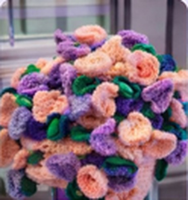 Breast & General Cancer Awareness Bouquet handmade by Blooming Hope