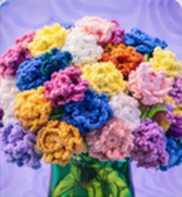 Cancer Awareness Carnation Bouquet handmade by Blooming Hope