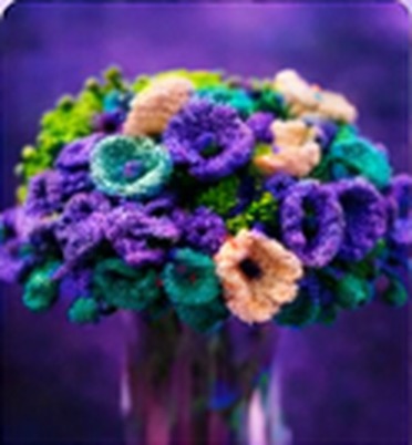 Pancreatic & Kidney Cancer Awareness Bouquet handmade by Blooming Hope